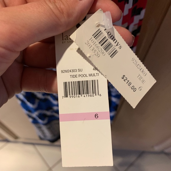 Laundry Red white blue dress - Picture 3 of 5